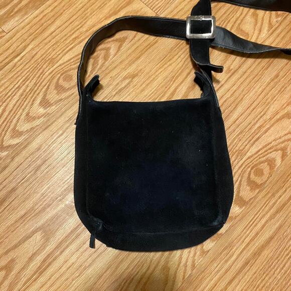 Minnetonka shoulder bag black fringe - Picture 4 of 6